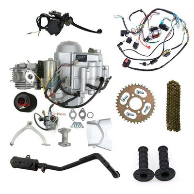 125cc Semi Auto Engine Motor w/Reverse for ATV Taotao Kazuma Go Kart 110cc ATC70