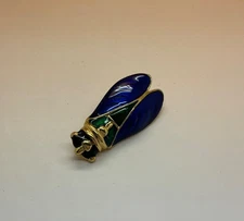 moma signed  Museum of Modern Art enamel bug pin