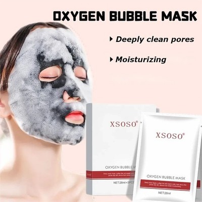 Bubble Mask - 5 Pieces In 1 Box - Deep Cleansing & Pore Tightening Facial Treatm