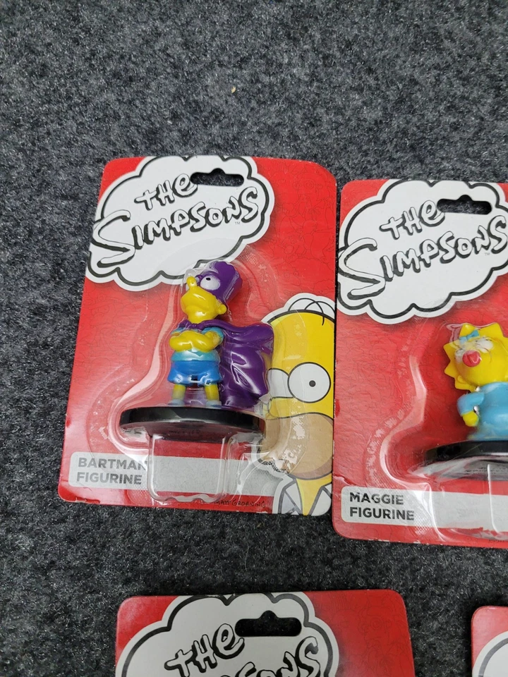 Simpsons Familie Figuren Set Bartman Maggie Homer Lisa Marge Sammlerstück - Bild 3 von 4