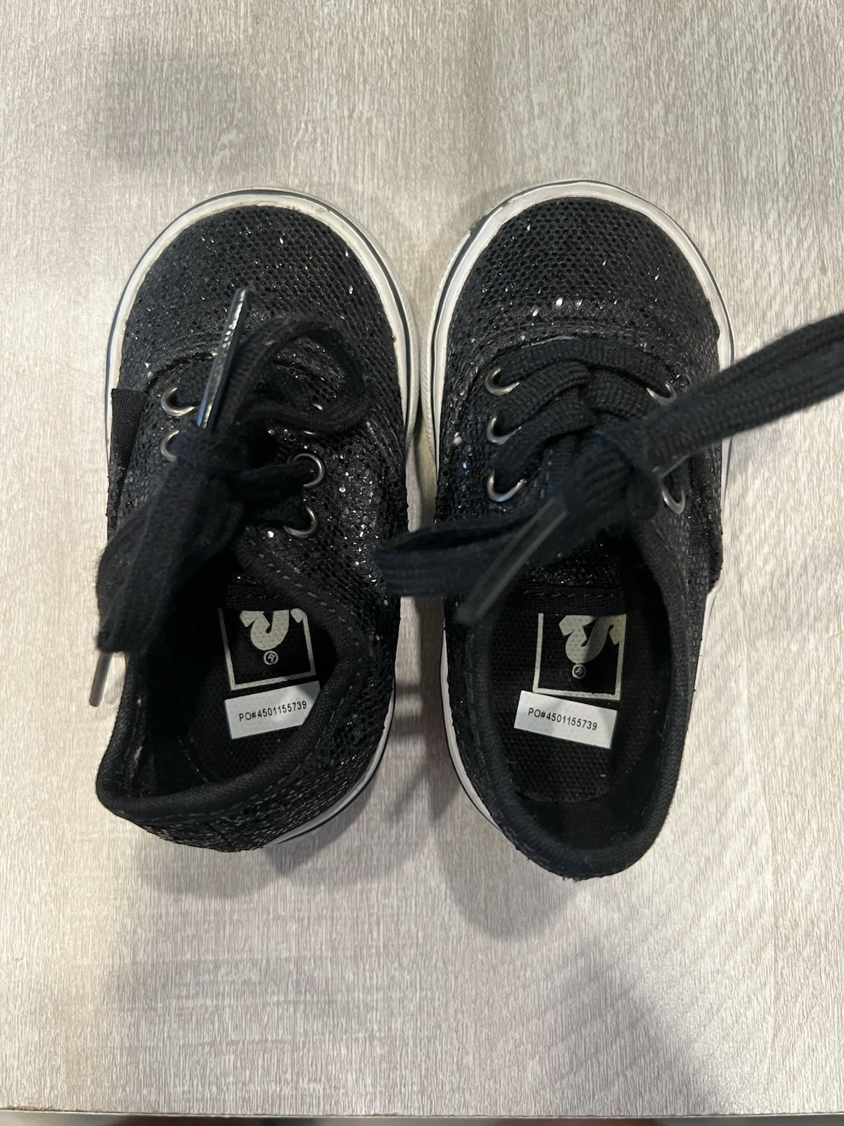 Scarpe da ginnastica Vans nere glitter bambino nere taglia 4