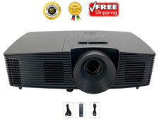 Dell 1850 DLP Projector 3000 ANSI Professional PC 3D Ready 4k HDMI w/Remote