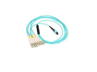 For Hpe Q1h69a Mtp Mpo To 4 X Lc Duplex 50m Cable Compatible Ebay