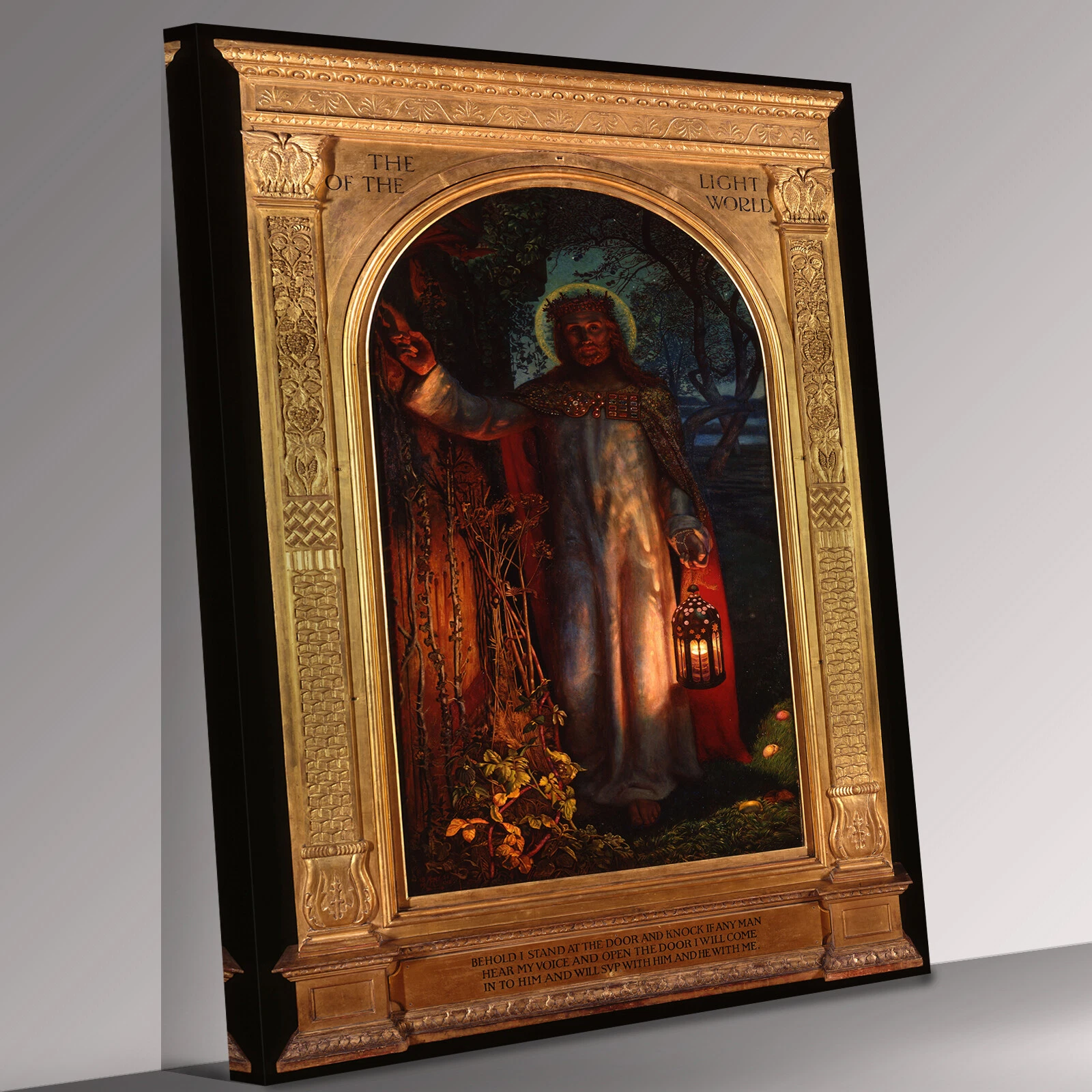 light of the world william holman hunt Canvas Wall Art Picture Print
Opens in a new window or tab