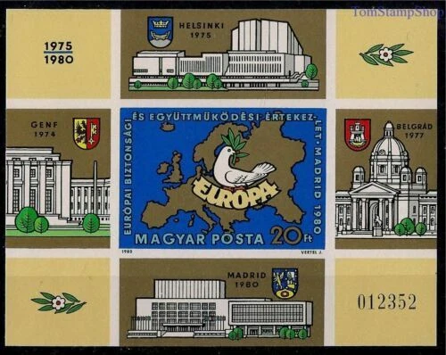 Architecture Hungarian Stamps
