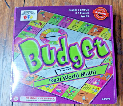 Budget Real World Math Board Game Learning Advantage New Sealed Grades 5 & Up
