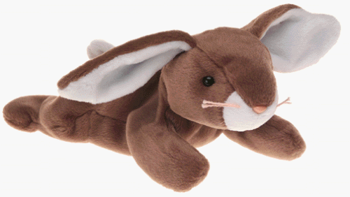 Ty Beanie Babies - Ears the Bunny Rabbit - Imagen 1 de 6