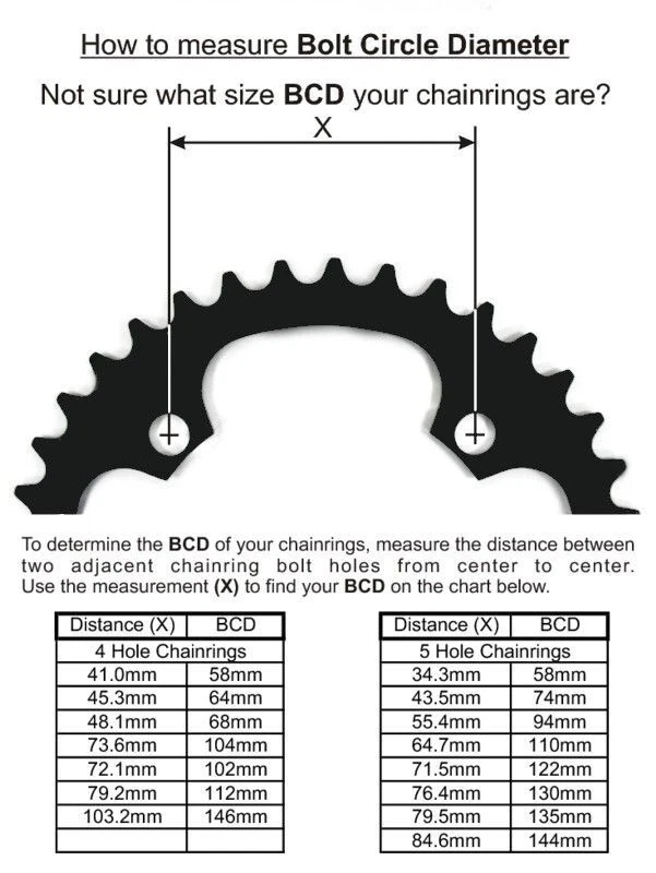 Stronglight 9/10 Speed Middle Chainring | 110mm BCD | Silver Alloy 44 Tooth - Image 3 of 3
