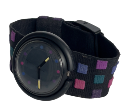 POP SWATCH Vintage WORKS with new battery! Vintage 1990 Pop Swatch Sputnik PWR106 - Unworn Mint  main image 2