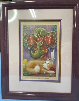Randal Spangler Signed 1991 With A Little Help From my Friends Print # 234/500