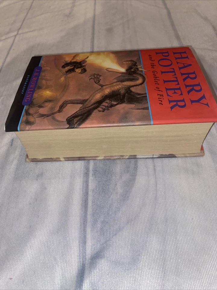 Harry Potter & The Goblet of Fire First UK Edition Hardcover Bloomsbury 2000 Vtg - Image 3 of 4