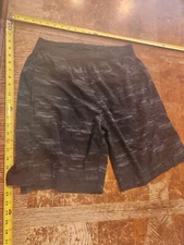 Layer 8 Athletic Shorts Mens Medium Black Stretch Elastic #S118