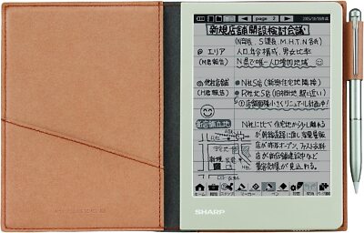 Sharp Electronic Note Brown WG-S30-T