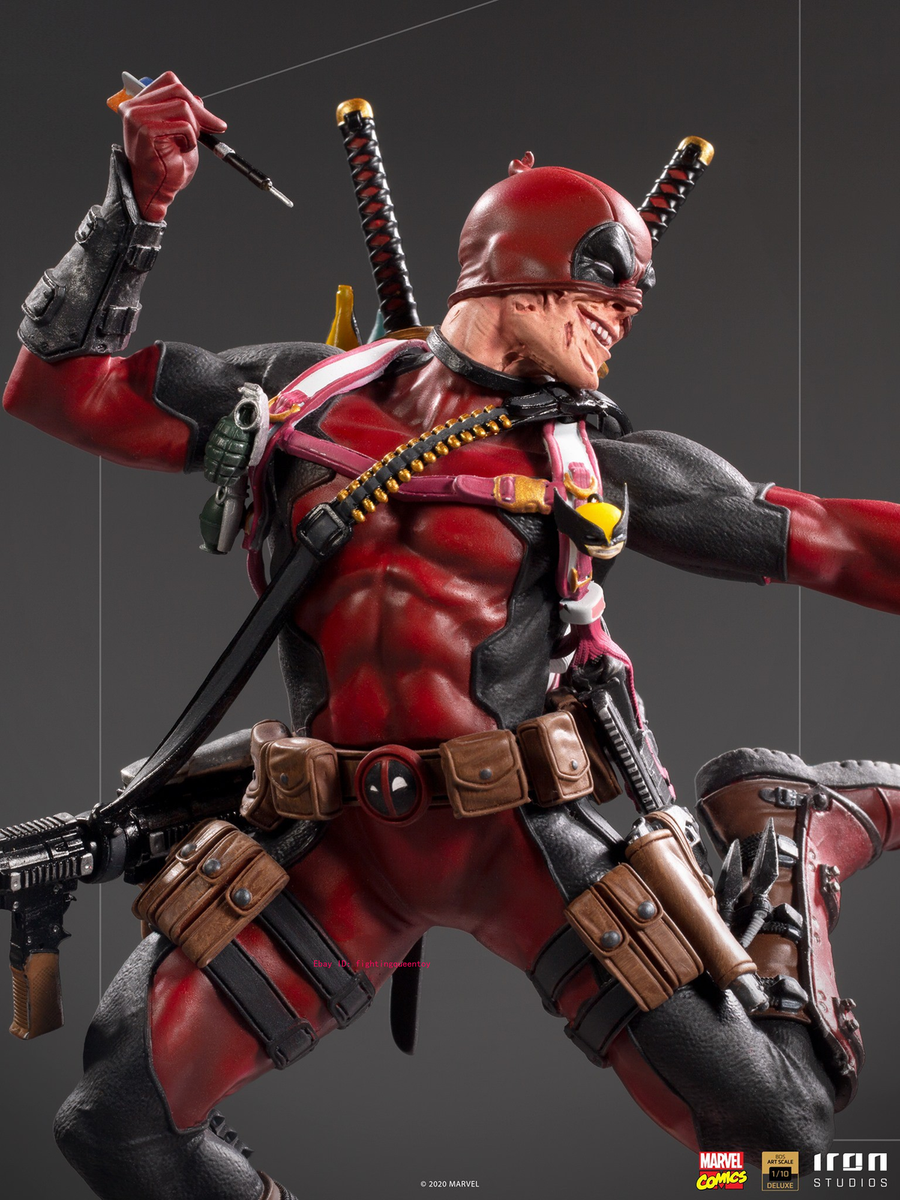 Iron Studios X-MEN DEADPOOL Deluxe 1:10 Art Scale BDS Statue Model