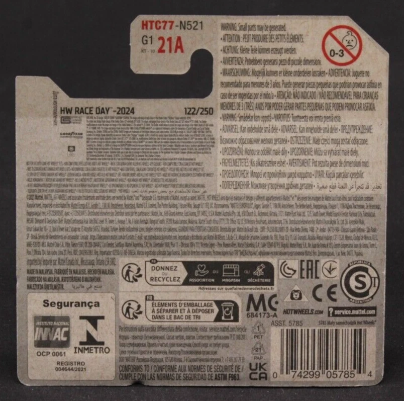 Hot Wheels Shelby Cobra "Daytona" Coupe 122/250 HW Race Day 5/10 Auto 1:64 2024 - Immagine 2 di 2