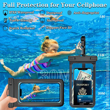4 Pack Multicolor Waterproof Phone Pouch IP68 for Iphone Samsung up to 7.5"