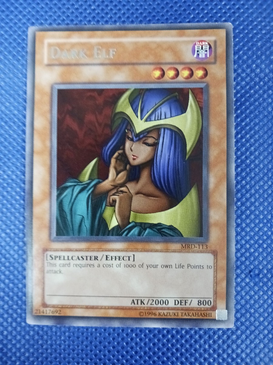 dark elf yugioh card VINTAGE!!! Yu-Gi-Oh Dark Elf MRD 113 NM/M