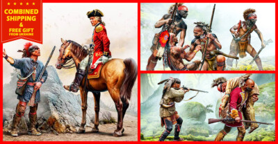 BUNDLE LOT OF INDIAN SERIES XVIII CENTURY 3 PLASTIC KITS 1/35 MASTER BOX