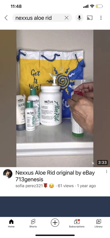 TRATAMIENTO CLARIFICANTE NEXXUS ALOE RID 👉5 oz reenvasado LEER DESCRIPCIÓN 🙌 Foto 2 de 3
