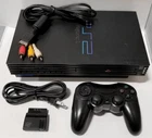SONY PlayStation 2 Original Black PS2 Fat Home Gaming System Bundle Console