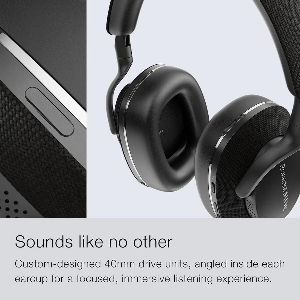 Bowers & Wilkins Cuffie Wireless Px 7 S2, Nere - Image 2 of 4