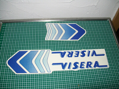   Visera  Aufkleber Logo Schriftzug 