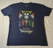 Voltron Legendary Defender - Lootwear Exclusive T-Shirt Navy Graphic Size Large