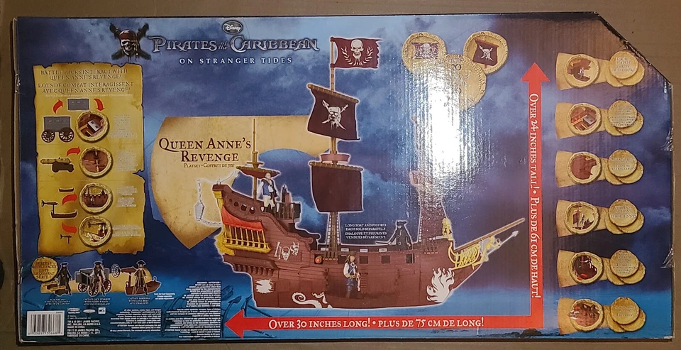 BONO!  Disney Target Piratas del Caribe Queen Anne's Revenge Juego, NUEVO Foto 2 de 4