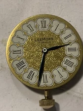 Leemors Dial Ogival Peseux P330 17 Jewel Swiss watch movement Running For Parts