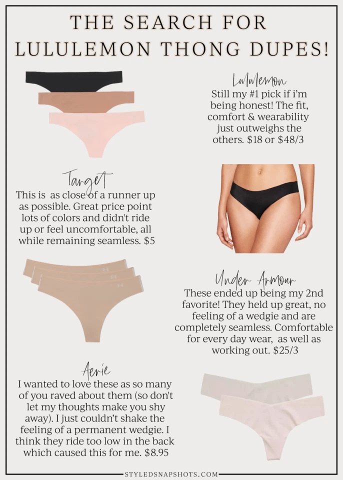 Lululemon no show panties Clearance