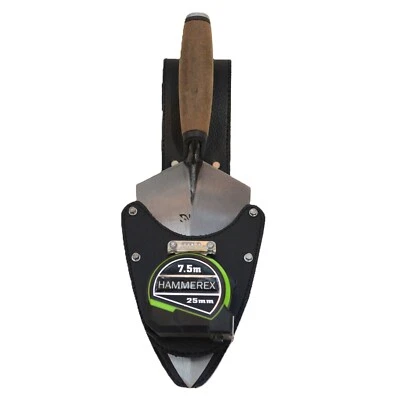 HAMMEREXPRODUCTS Hammerex block Brick trowel and tape holder fits all sizes (Black 005)