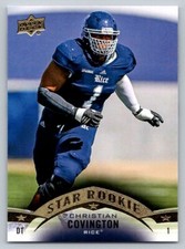 2015 Upper Deck Football #108 Christian Covington - Rice Owls