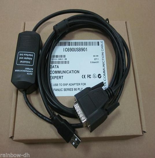 IC690USB901 Suitable GE90-30 70 Series USB Cable to RS422 PLC programming Cable