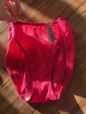 VINTAGE Hot Pink Second Skin Hi-Cut Bikini Brief 90s Y2K Sheer PANTY NWT Sz S 5