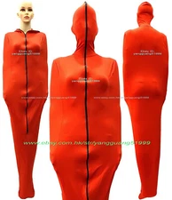 Unisex Mummy Suit Costumes Red Spandex Sleeping Bag With internal Sleeves F843