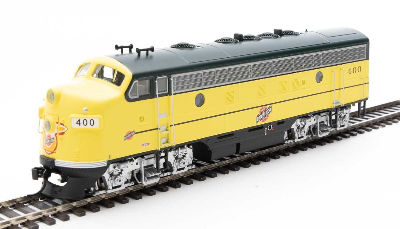 Gauge H0 - Walthers Diesellokset EMD F7AB Chicago & North Western - 9952 Neu