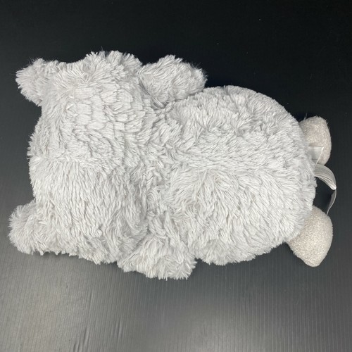 Peluche gufo grigio e bianco avventura animale occhi cuciti shaggy 12" peluche - Foto 3 di 5