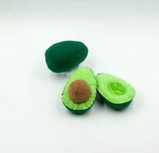 Felt food avocado, Play kitchen toys,Felt fruit,  Plush toy