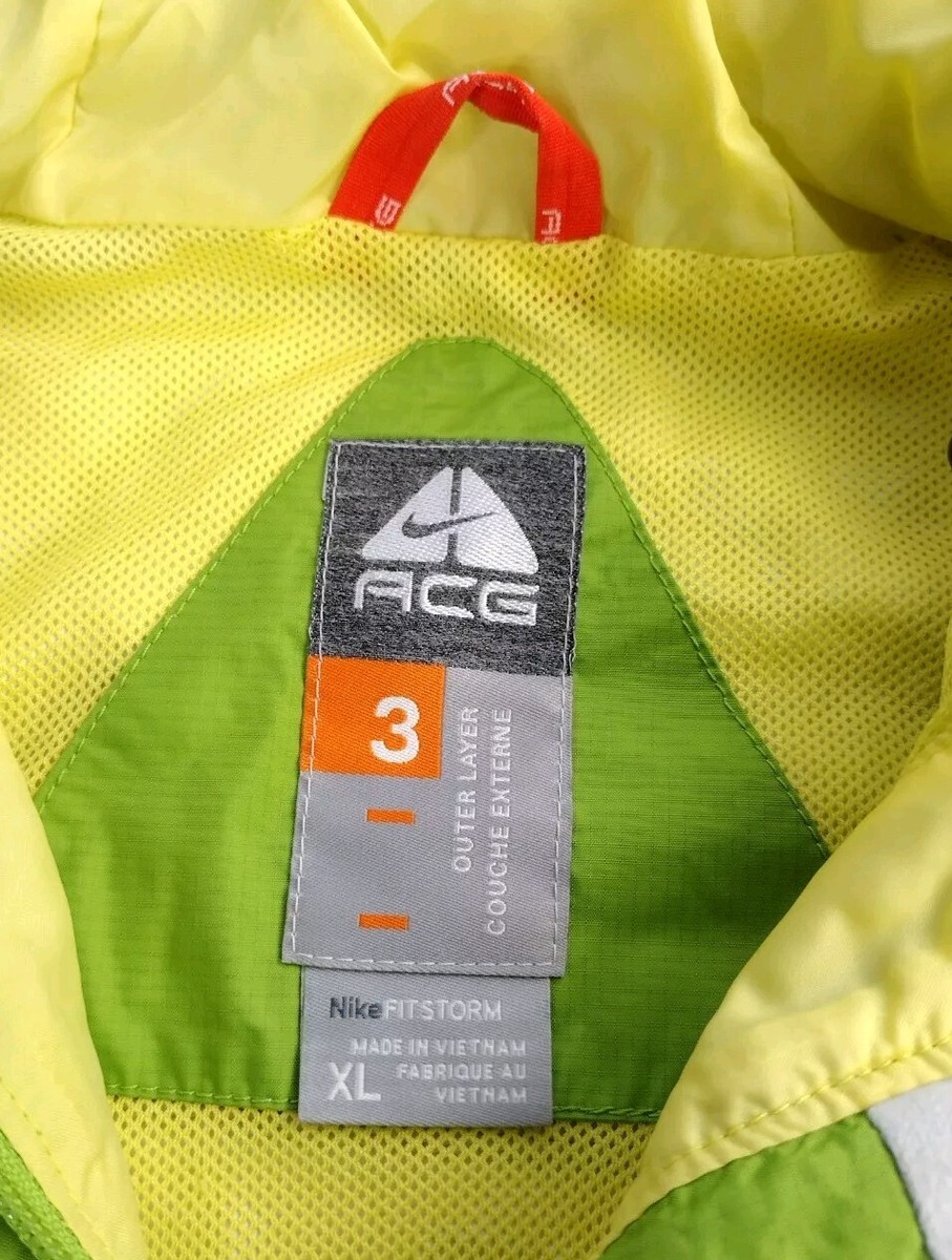 Vintage Nike ACG 3 Outer Layer Fitstorm Hooded Rain Jacket Women's