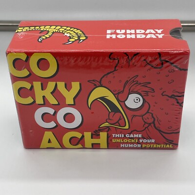 Cocky Coach Card Game - New Sealed and Free Shipping!