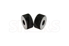 2 Pcs 3/4" Diameter HSS Medium Pitch 21 TPI Straight Knurling Wheel !}