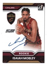 Isaiah Mobley 2022-23 Donruss Next Day Autograph ND-IMC On Card Auto