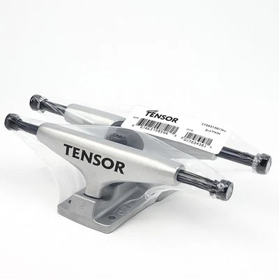 TENSOR TRUCKS Tensor Mag Light Lo Skateboard Trucks 5.25 Silver Pair Lightweight Magnesium New