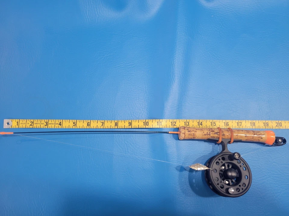 ICE FISHING ROD & REEL "PROFESSIONAL" CUSTOM BUILT * LINE INSIDE ROD * WALLEYE - Image 4 of 4