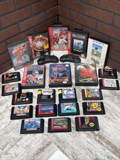 Sega genesis Games Lot (x21 Carts, x8 Boxes &...