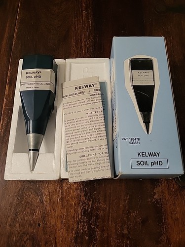 Kelway Vintage Soil Acidity Tester pHD Made In Japan Complete In Box CIB NICE 