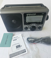 Greadio MD-T26 AM FM SW Portable LCD Transistor Radio Receiver w/ Alarm / Clock