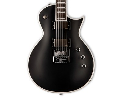 ESP LTD EC-1000/ET w/ Bold Binding Electric Guitar - Black Satin - B-Stock