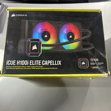 CORSAIR iCUE H100i ELITE CAPELLIX Liquid CPU Cooler - Black CW-9060046-WW 