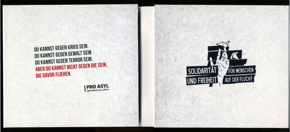 Herbert GRÖNEMEYER et al.★KEIN MENSCH IST ILLEGAL★CD★Adhäsiv-Schutzhülle★NEUWTG. - Bild 4 von 4